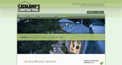 Desktop Screenshot of catalanosconstruction.com